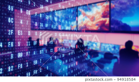 看屏幕和數字化轉型的人 94918584