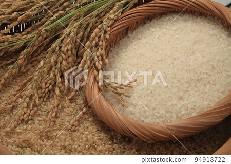 brown rice and new rice brown rice and new rice 94918722