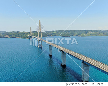 從高島上方鳥瞰高島肥前橋 從高島上方鳥瞰高島肥前橋 94919749