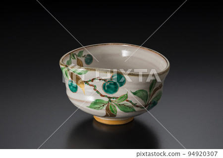 黑色背景茶具茶碗 94920307