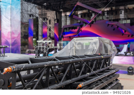 Details and elements of the stage podium. Details and elements of the stage podium. 94921026