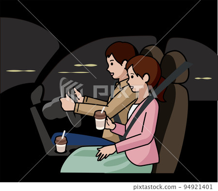 Men and women who drive at night 94921401