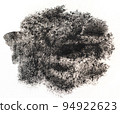 Watercolor abstract color background on textured paper. 94922623