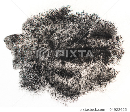 Watercolor abstract color background on textured paper. 94922623