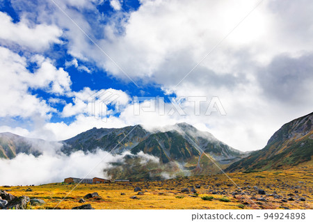 初秋富山縣室堂的風景,立山黑部阿爾卑斯山脈路線 初秋富山縣室堂的風景,立山黑部阿爾卑斯山脈路線 94924898