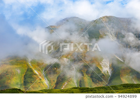 初秋富山縣室堂的風景,立山黑部阿爾卑斯山脈路線 初秋富山縣室堂的風景,立山黑部阿爾卑斯山脈路線 94924899