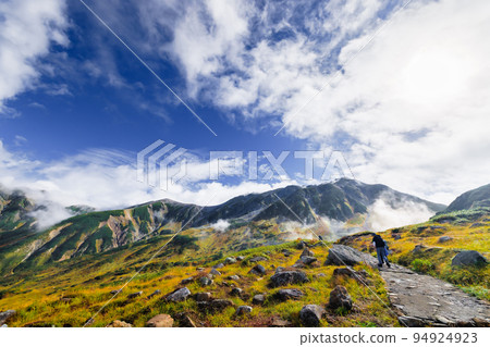 初秋富山縣室堂的風景,立山黑部阿爾卑斯山脈路線 初秋富山縣室堂的風景,立山黑部阿爾卑斯山脈路線 94924923