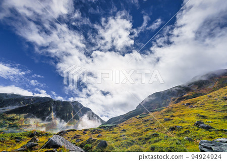 初秋富山縣室堂的風景，立山黑部阿爾卑斯山脈路線 94924924