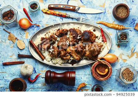 Pork vindaloo, a popular Indian dish. Pork vindaloo, a popular Indian dish. 94925039