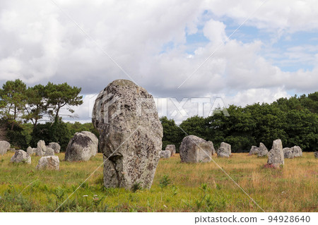Alignment of Kerlescan, megalithic monuments in Carnac Alignment of Kerlescan, megalithic monuments in Carnac 94928640