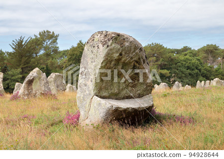 Alignment of Kerlescan, megalithic monuments in Carnac 94928644