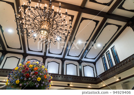 Lobby of Hotel Green Plaza Hakone, chandelier and flowers, Hakone-machi, Ashigarashimo-gun, Kanagawa Lobby of Hotel Green Plaza Hakone, chandelier and flowers, Hakone-machi, Ashigarashimo-gun, Kanagawa 94929406