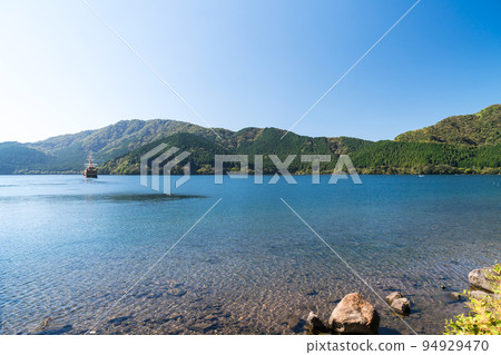 Togendai Lake Ashinoko Pleasure Boat Offshore Hakone Ropeway Hakone Tozan Railway Hakone Town, Ashigarashimo District, Kanagawa Prefecture Togendai Lake Ashinoko Pleasure Boat Offshore Hakone Ropeway Hakone Tozan Railway Hakone Town, Ashigarashimo District, Kanagawa Prefecture 94929470
