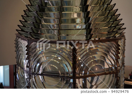 old lighthouse mirrors detail of glass light old lighthouse mirrors detail of glass light 94929476