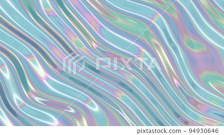Light pearlescent texture of creases in the fabric, wrinkles effect,16x9 landscape orientation background, 3D rendering Light pearlescent texture of creases in the fabric, wrinkles effect,16x9 landscape orientation background, 3D rendering 94930646