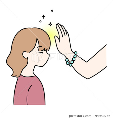woman receiving healing woman receiving healing 94930756