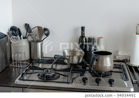 Kitchen Gas stove area 94934491