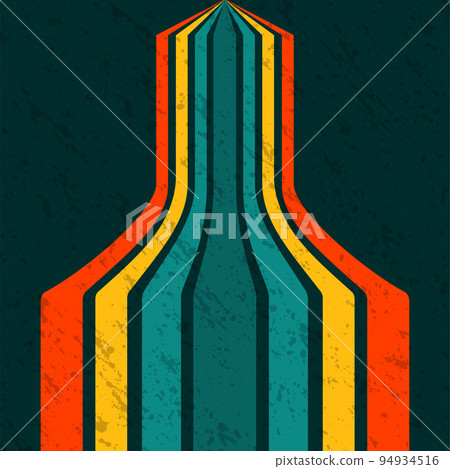 Retro background with lines pattern Retro background with lines pattern 94934516