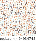 Polka dot pattern delicate colors 94934748