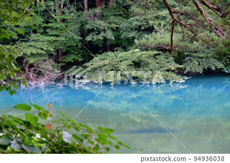 Fukushima Prefecture Mt. Bandai Urabandai Goshikinuma Lakes Nature Trail Aonuma 94936038