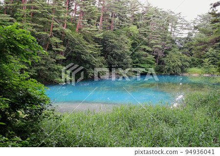 Fukushima Prefecture Mt. Bandai Urabandai Goshikinuma Lakes Nature Trail Aonuma 94936041