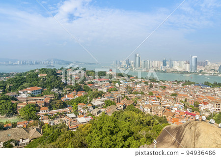 Fujian Xiamen (Xiamen) View from Gulangyu Sunshine Rock / Gulangyu, China 94936486