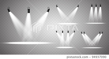 Vector Spotlights. Scene. Light Effects. Glow light effect Vector Spotlights. Scene. Light Effects. Glow light effect 94937090