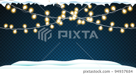 Glow light effect. Vector illustration. Christmas flash Concept. 94937684