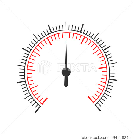 Round measuring dashboard template with two round charts and arrow. Pressure meter, manometer, barometer, speedometer, tonometer, thermometer, navigator or indicator tool template Round measuring dashboard template with two round charts and arrow. Pressure meter, manometer, barometer, speedometer, tonometer, thermometer, navigator or indicator tool template 94938243