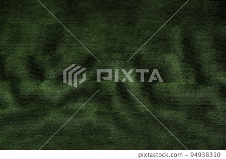 Dark green concrete painted wall texture_comb pattern background 94938310