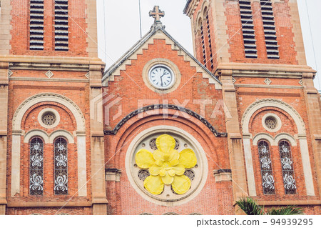 Notre dame de Saigon Cathedral, build in 1883 in Ho Chi Minh city, Vietnam Notre dame de Saigon Cathedral, build in 1883 in Ho Chi Minh city, Vietnam 94939295