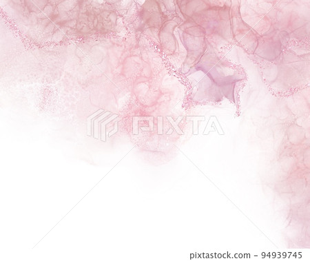 Abstract pink flower art painting background alcohol ink technique Abstract pink flower art painting background alcohol ink technique 94939745