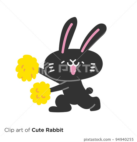 Rabbit character illustration series "Rabbit Cheerleader" 94940255