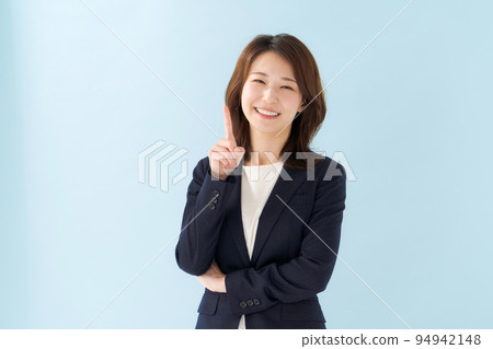 Woman pointing Woman pointing 94942148