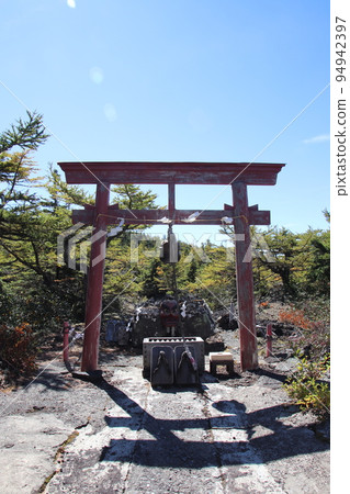 富士山奧輪自然公園的天狗岩 94942397