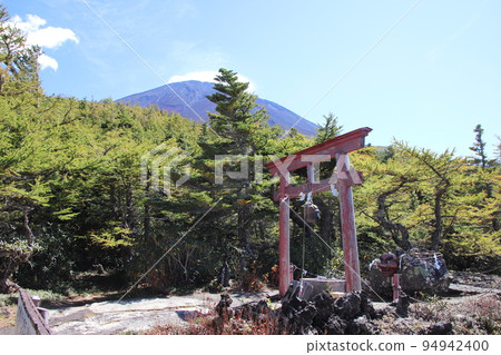 富士山奧輪自然公園的天狗岩 富士山奧輪自然公園的天狗岩 94942400