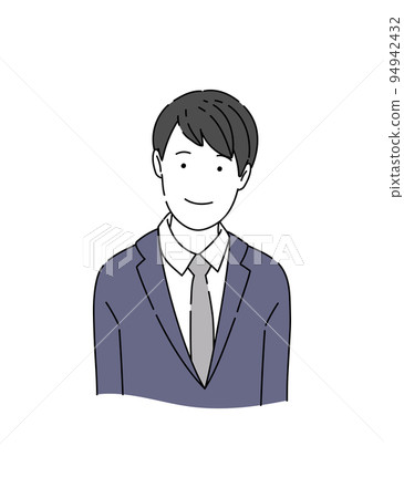 smiling businessman - Stock Illustration [94942432] - PIXTA