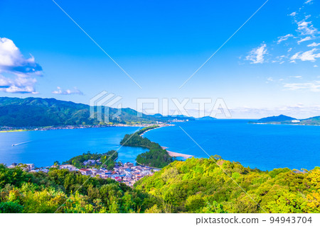 海邊的京都天橋立的風景 94943704