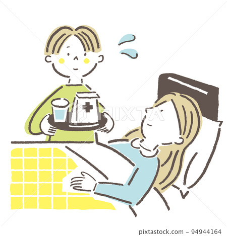 Young carer A child who takes care of a family member Young carer A child who takes care of a family member 94944164