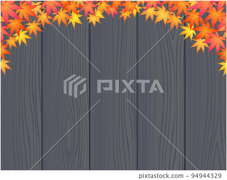 楓木背景①（上部，黑色木紋） 94944329
