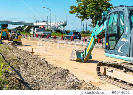 Work to increase the number of lanes on the highway National Route 17 Jobu Road 2022.10 a-3 Light tone Work to increase the number of lanes on the highway National Route 17 Jobu Road 2022.10 a-3 Light tone 94944601