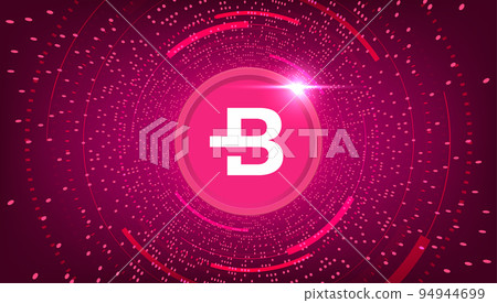 Bytecoin (BCN) crypto currency themed banner. BCN icon on modern black color background. Bytecoin (BCN) crypto currency themed banner. BCN icon on modern black color background. 94944699