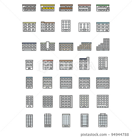 建築圖標集 94944788
