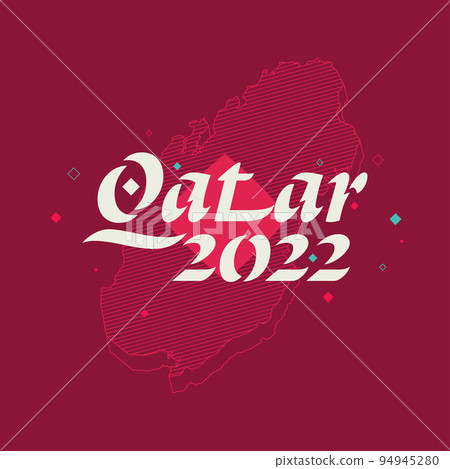 Qatar 2022 theme banner. vector 94945280
