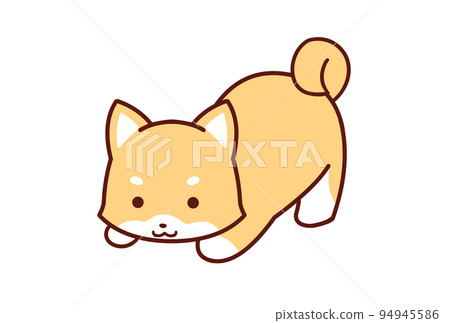 看著地面的柴犬 看著地面的柴犬 94945586