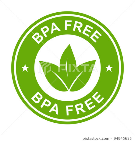 BPA FREE  bisphenol A and phthalates free icon vector non toxic plastic sign for graphic design, logo, website, social media, mobile app, UI illustration 94945655