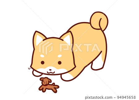 柴犬玩毛絨玩具 94945658