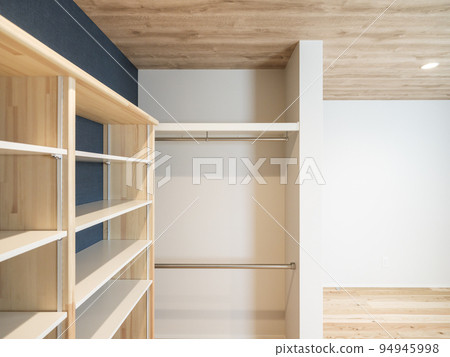 Built-in storage shelf in the room Built-in storage shelf in the room 94945998