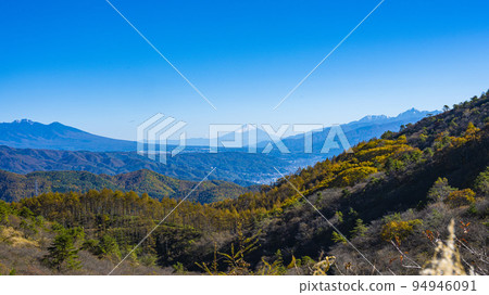 Takabocchi Highland, Mt.Fuji, Yatsugatake scenery in autumn Takabocchi Highland, Mt.Fuji, Yatsugatake scenery in autumn 94946091