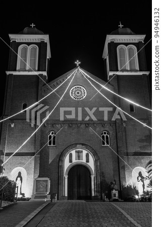 浦上大教堂聖誕彩燈單色[長崎市] 94946132